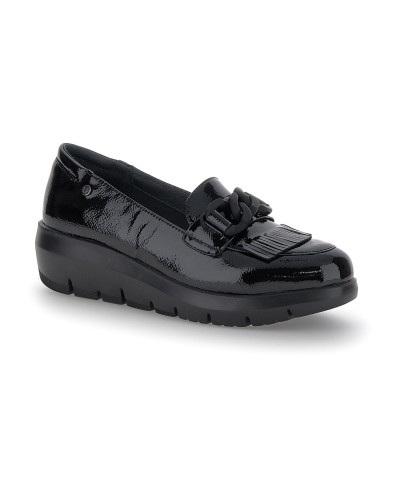 Stonefly mocassini donna Plume 13 in vernice black 221542