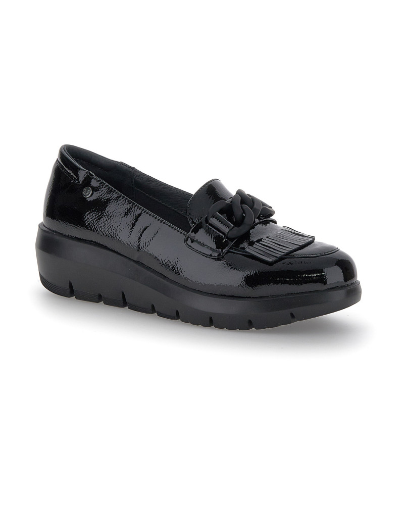 Stonefly mocassini donna Plume 13 in vernice black 221542