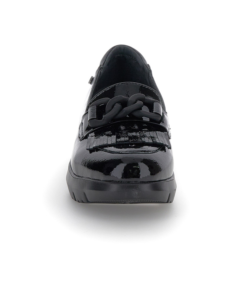 Stonefly mocassini donna Plume 13 in vernice black 221542