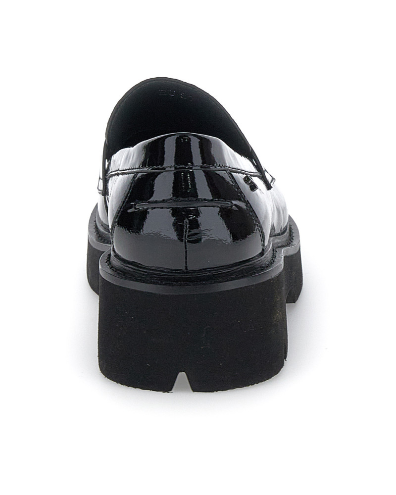 Stonefly mocassini donna Tessa 3 in pelle verniciata black 221625