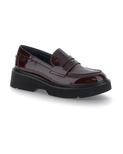 Stonefly mocassini donna Tessa 3 in pelle verniciata red 221625