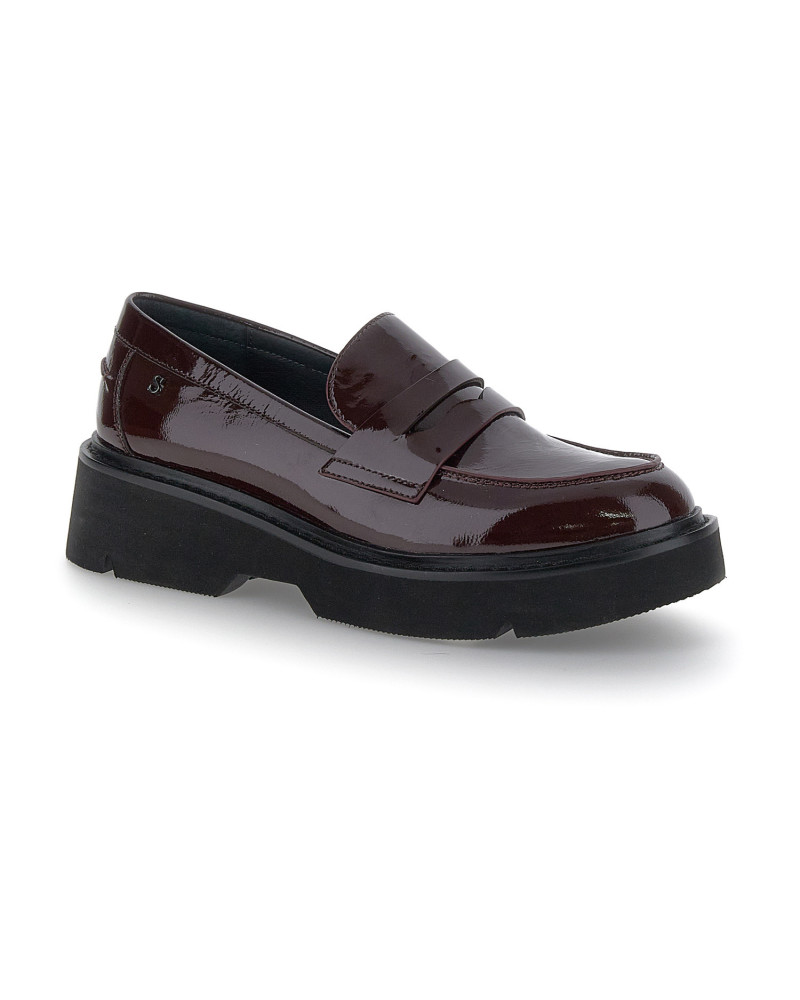 Stonefly mocassini donna Tessa 3 in pelle verniciata red 221625