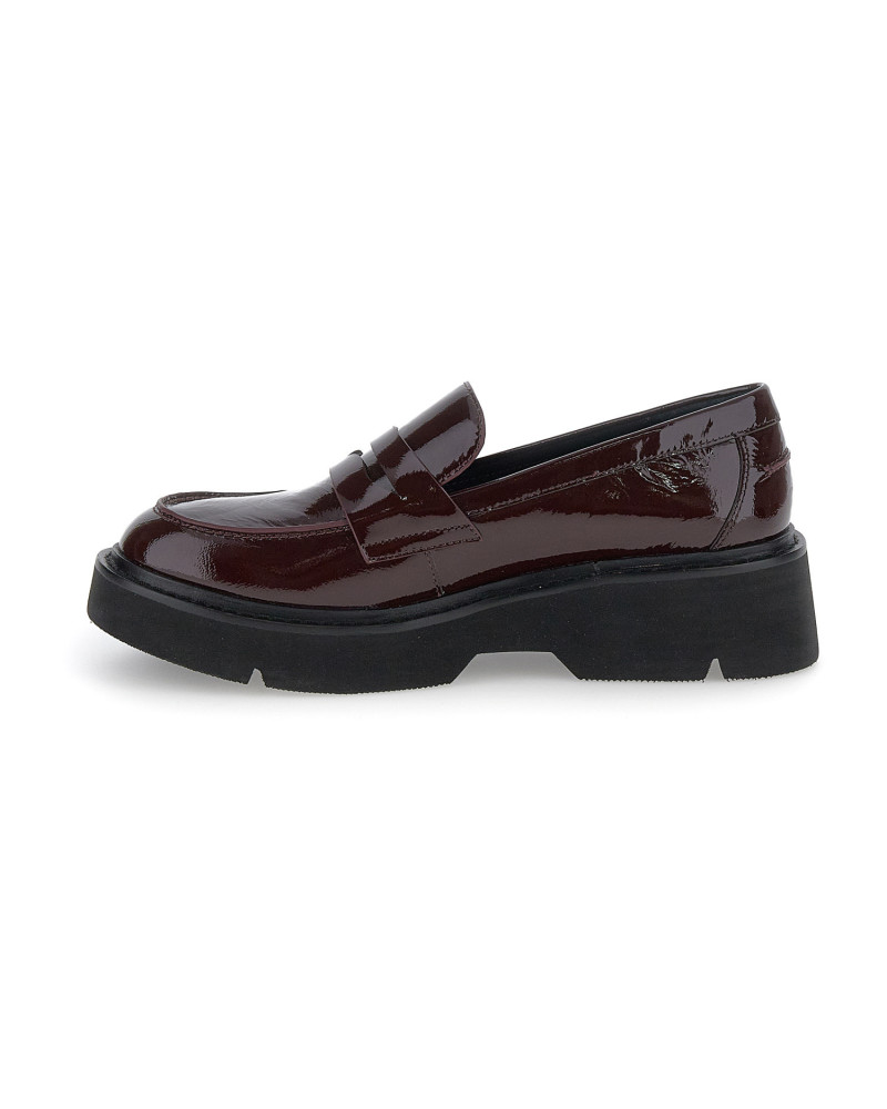 Stonefly mocassini donna Tessa 3 in pelle verniciata red 221625