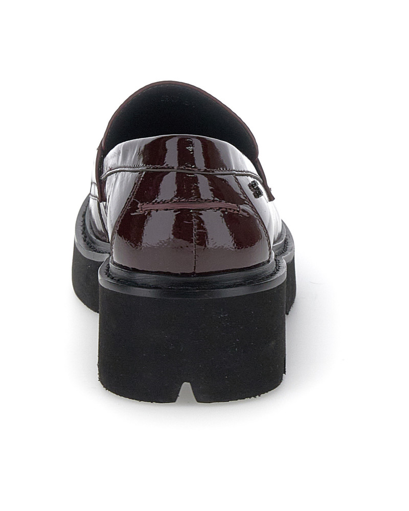 Stonefly mocassini donna Tessa 3 in pelle verniciata red 221625