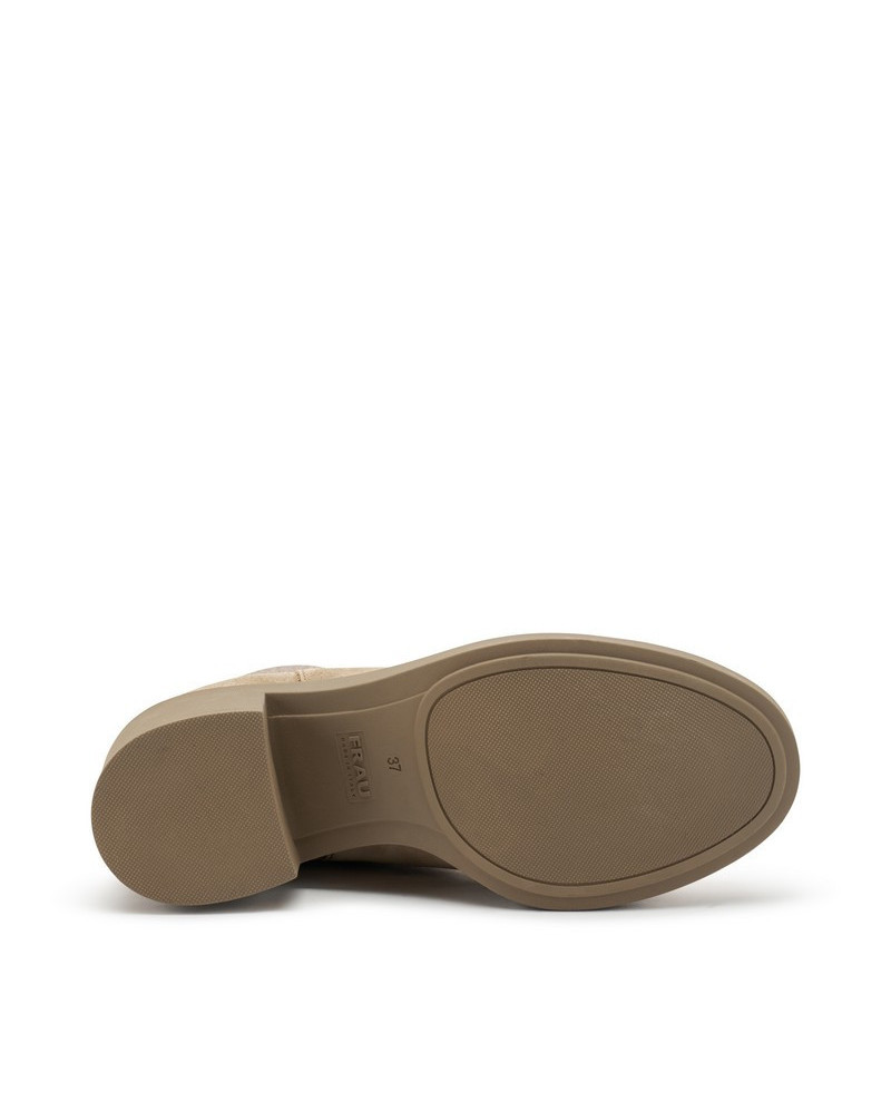 Frau beatles donna con tacco in camoscio honey 80C3