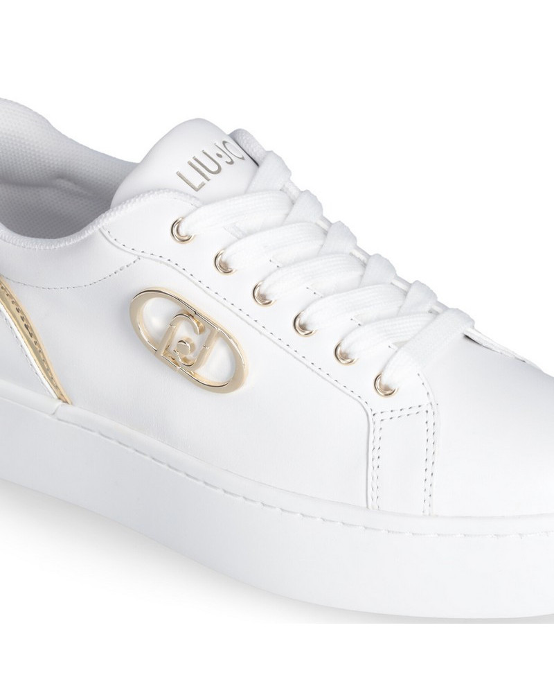 Liu Jo sneakers donna Pretty 06 in pelle white BA5021P0102