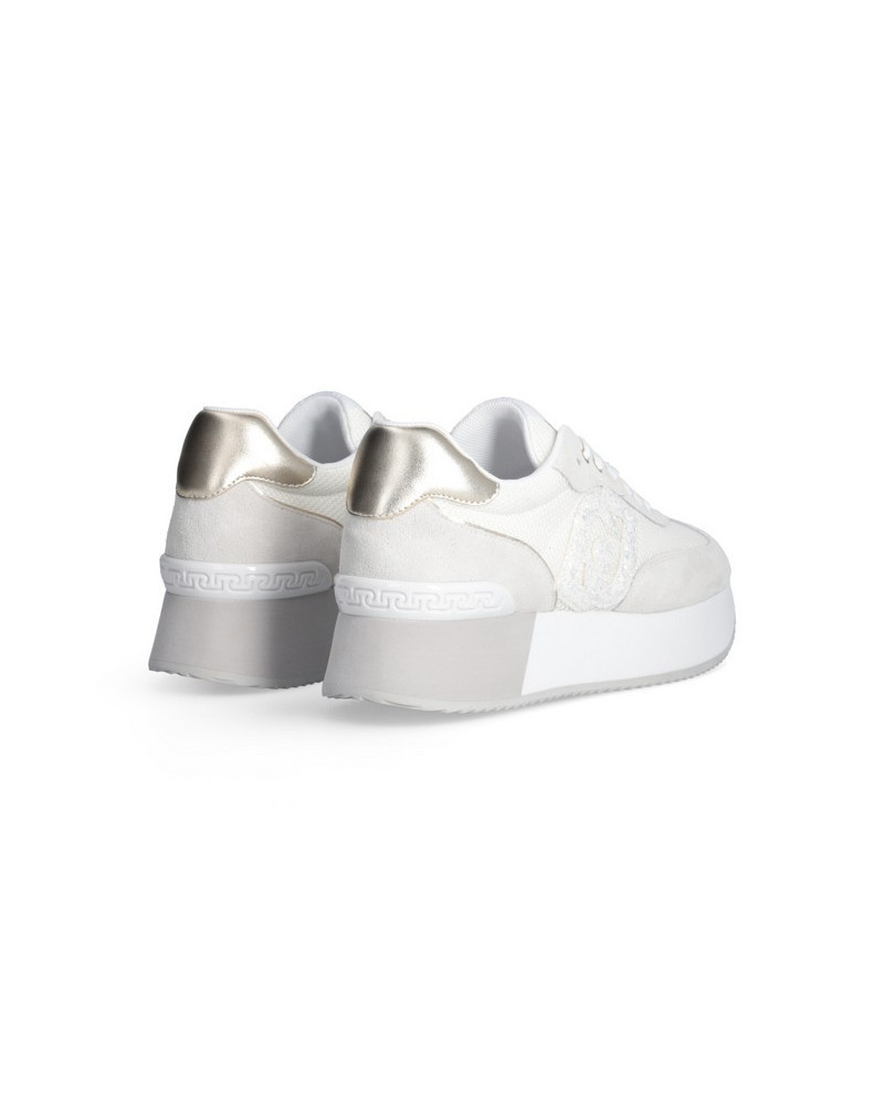 Liu Jo sneakers Dreamy 02 purity con logo glitter BA5035PX618