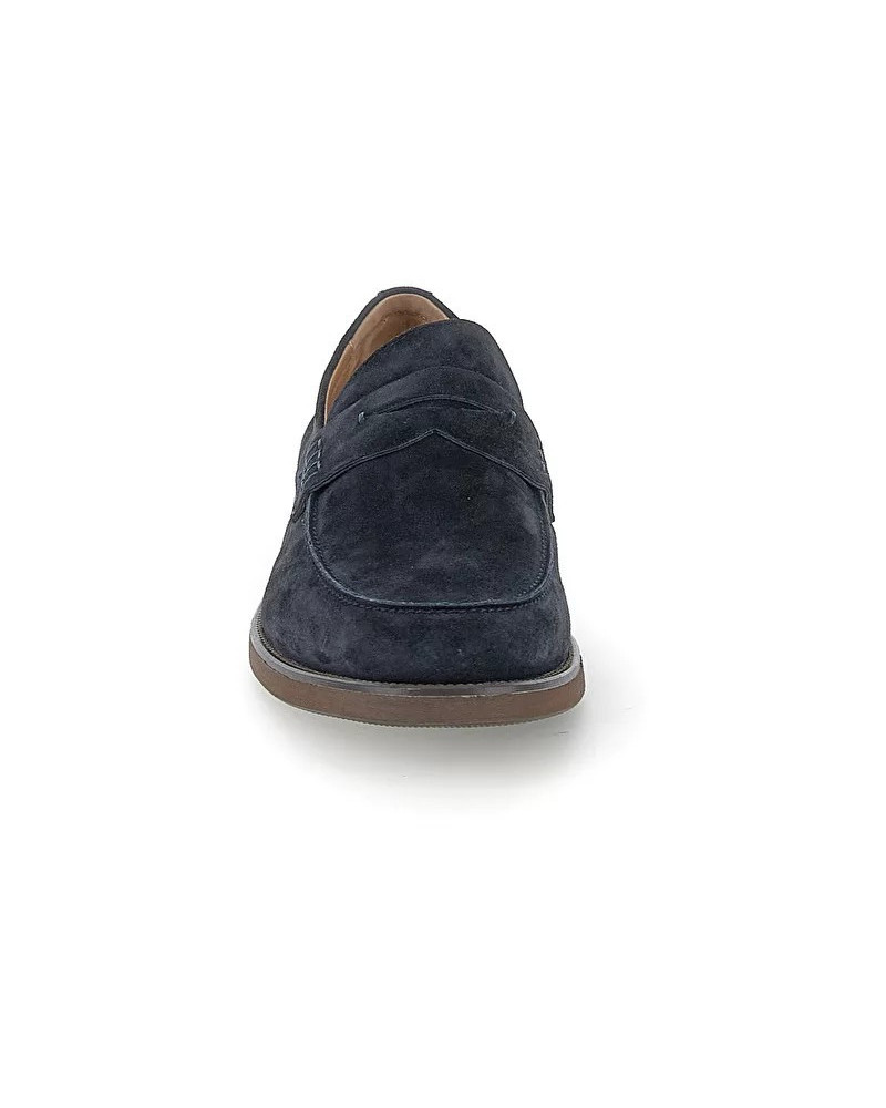 Stonefly mocassino uomo Calvin 9 in camoscio blu 220797