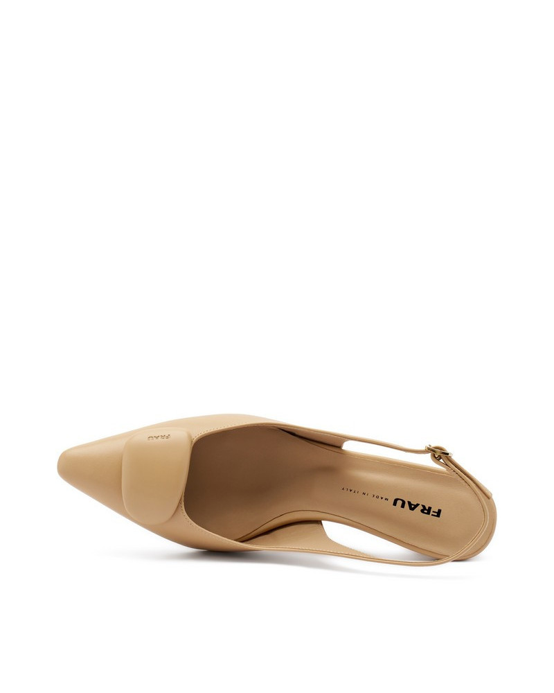 Frau slingback in nappa cookie con accessorio 81T1