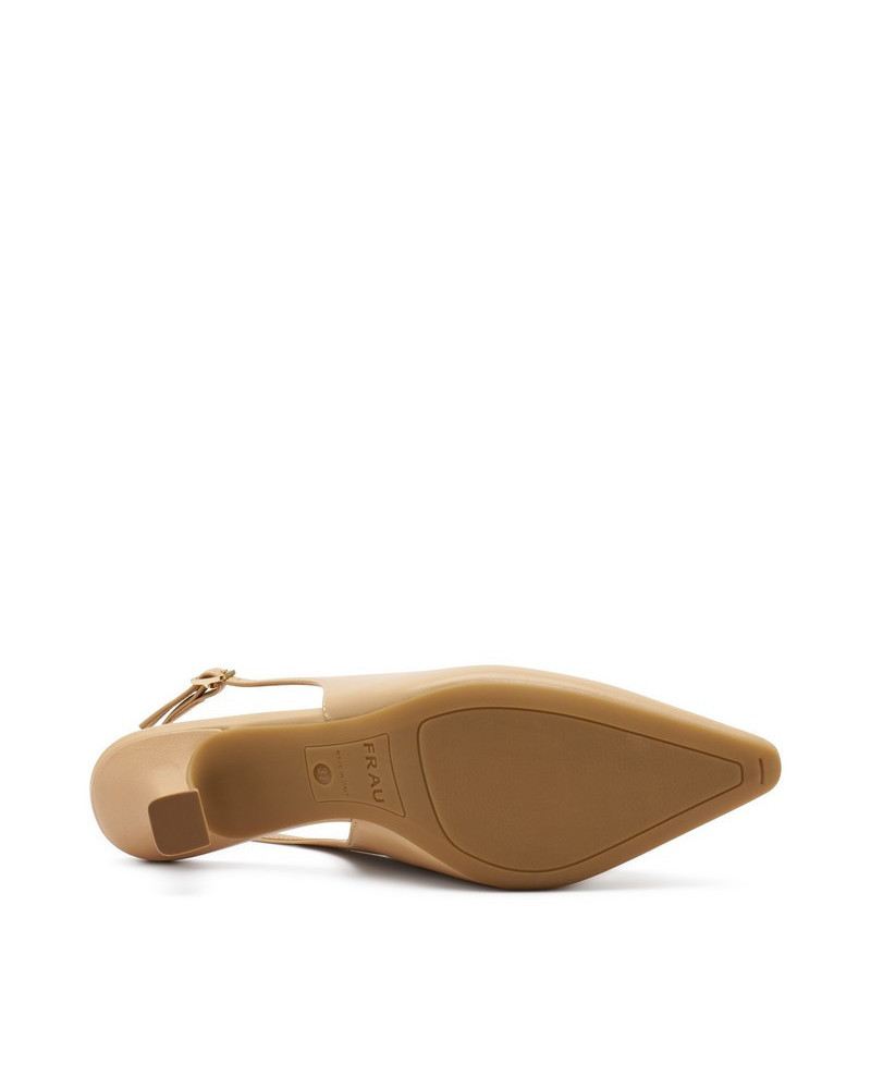 Frau slingback in nappa cookie con accessorio 81T1
