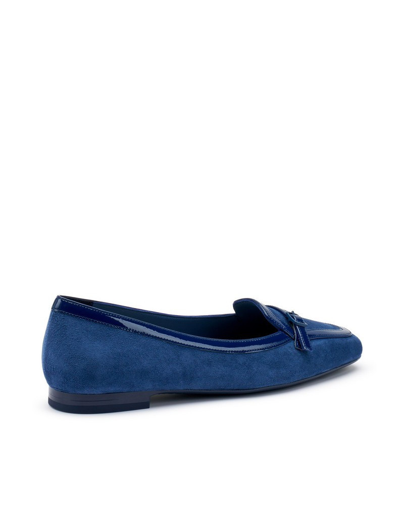 Frau mocassini donna in pelle scamosciata abyss 91D7