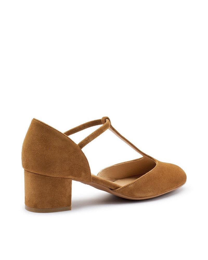 Frau decolleté Tbar in pelle scamosciata sella 66D7