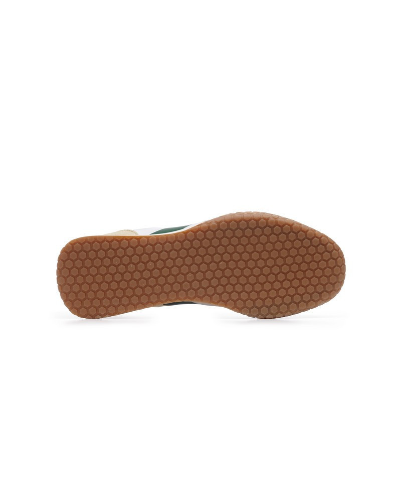 Kehnoo sneakers uomo vintage contemporanea white green KM9313