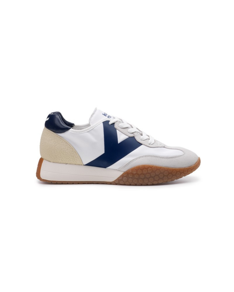Kehnoo sneakers uomo vintage contemporanea white navy KM9313