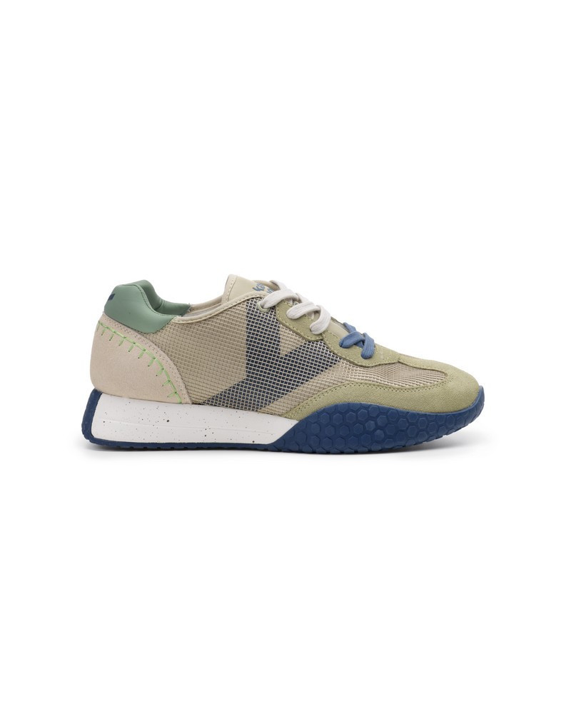 Kehnoo sneakers uomo vintage khaky avio beige KM9758