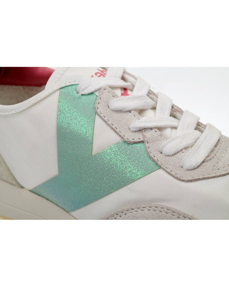 Kehnoo sneakers donna vintage white sage pink KW9312