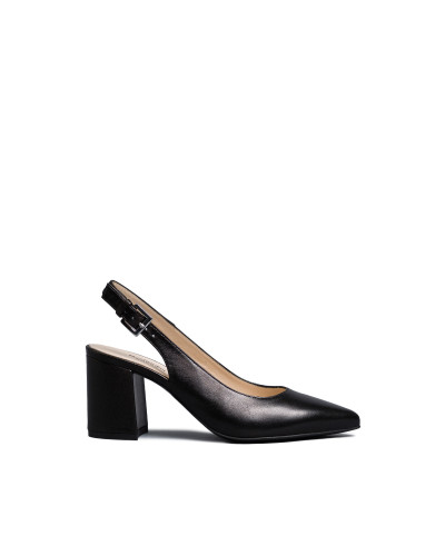 Nero Giardini slingback donna in pelle nero E409431D100