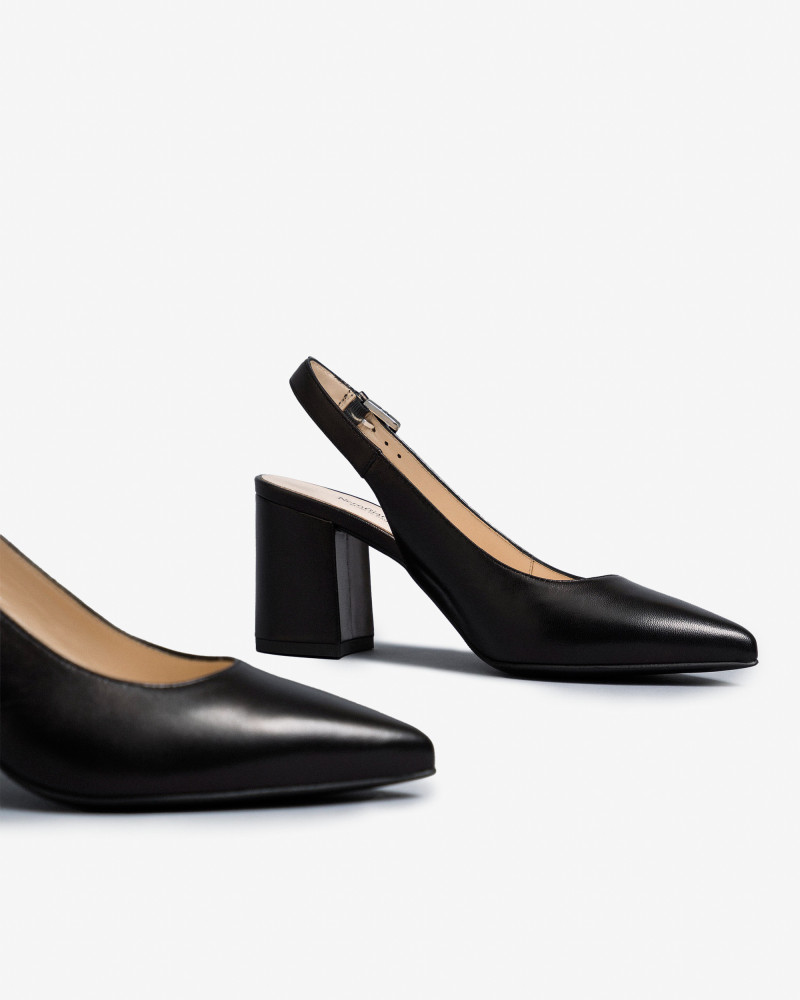 Nero Giardini slingback donna in pelle nero E409431D100