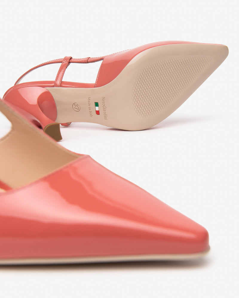 Nero Giardini slingback donna in vernice col. papavero E512241DE635