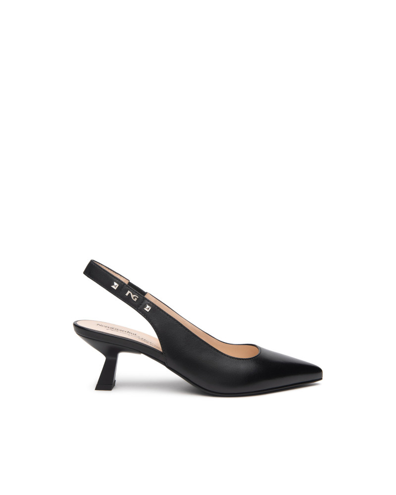 Nero Giardini slingback donna in pelle nero E512250DE100