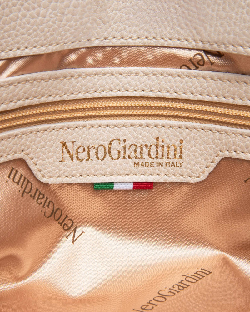 Nero Giardini borsa a spalla da donna col. latte E543966D711