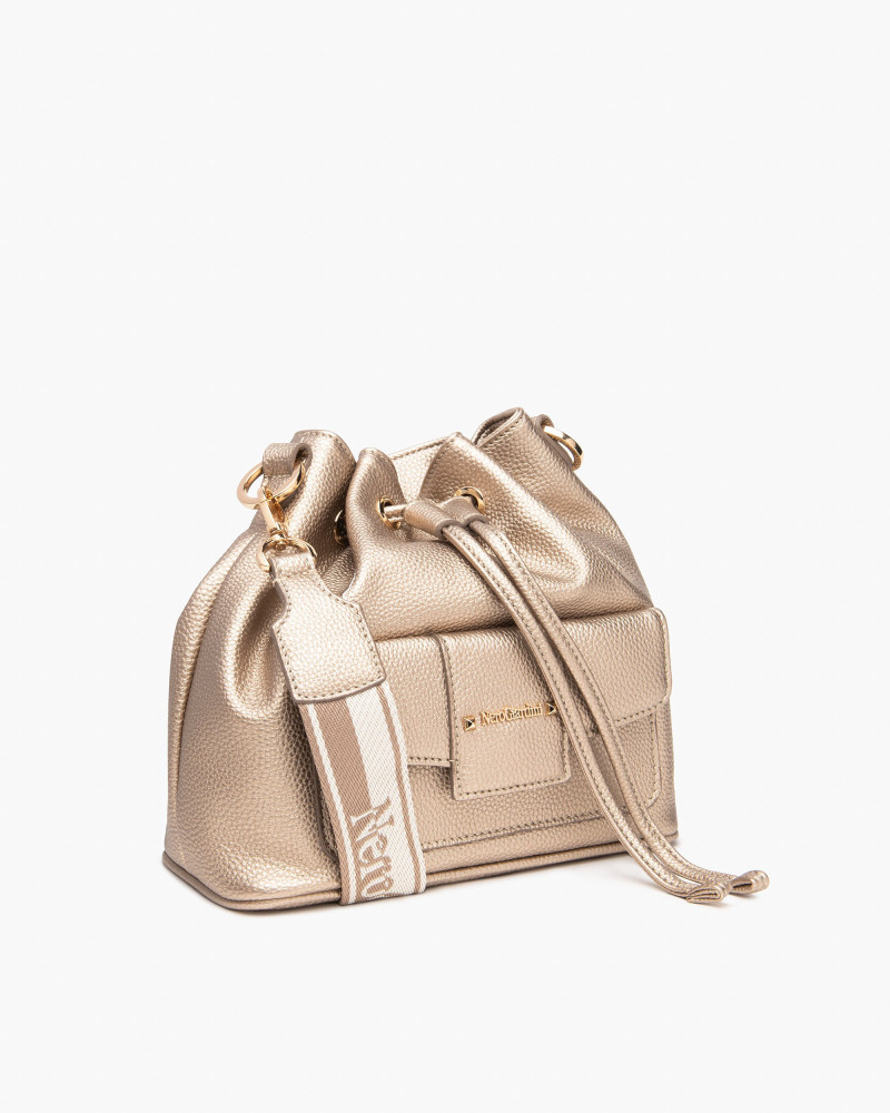 Nero Giardini borsa a secchiello da donna platino E543963D415