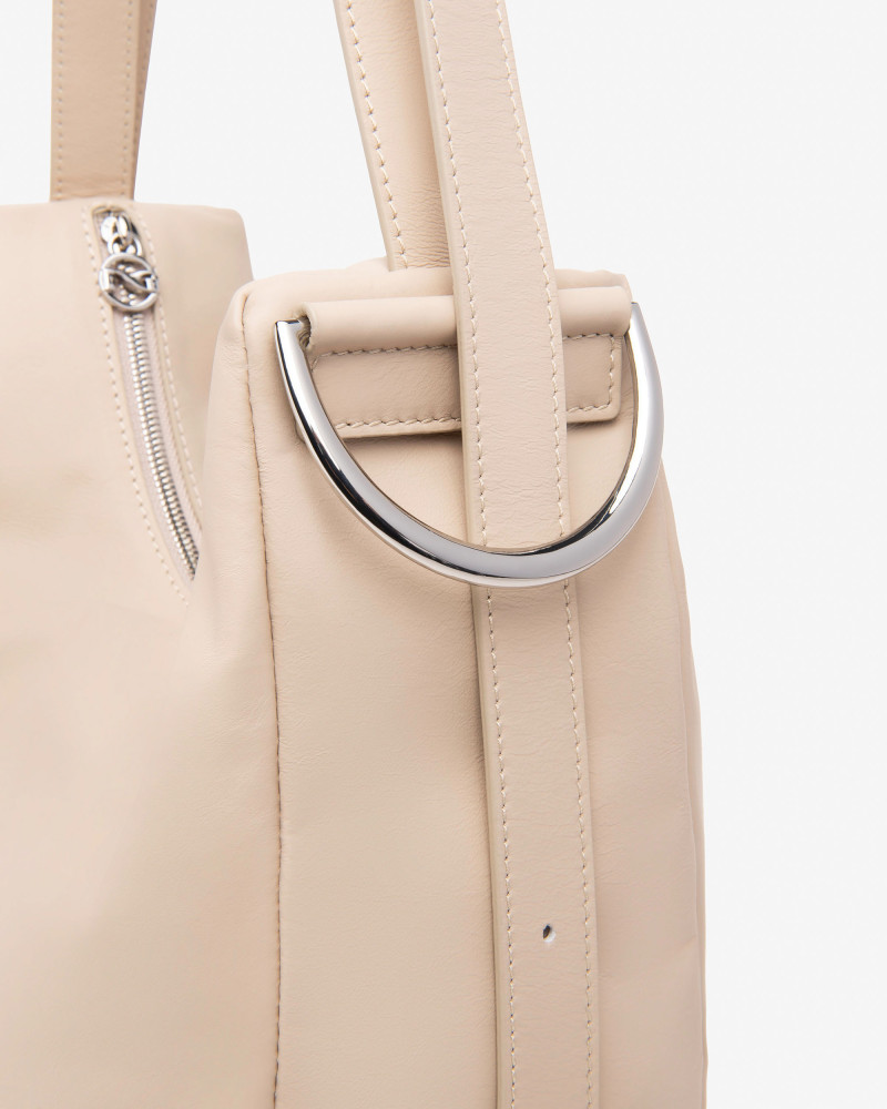 Nero Giardini borsa hobo da donna in pelle col. lino E543914D453