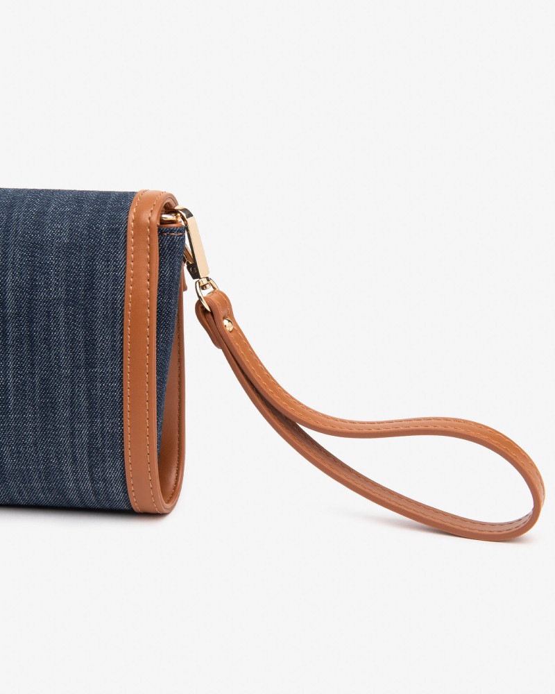 Nero Giardini pochette donna in jeans e nappa cuoio E543905D214