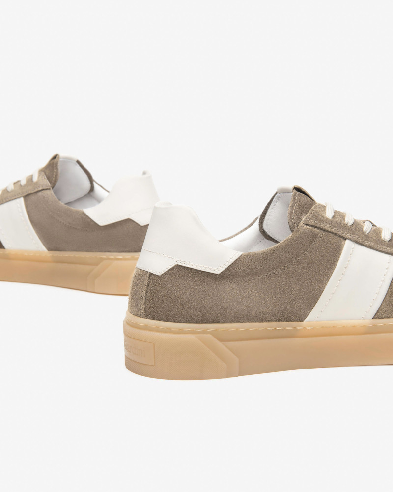 Nero Giardini sneakers uomo in camoscio col. argilla E500694U501