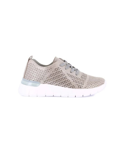 Grunland sneakers donna Sace in ecopelle grigio metal SC0190