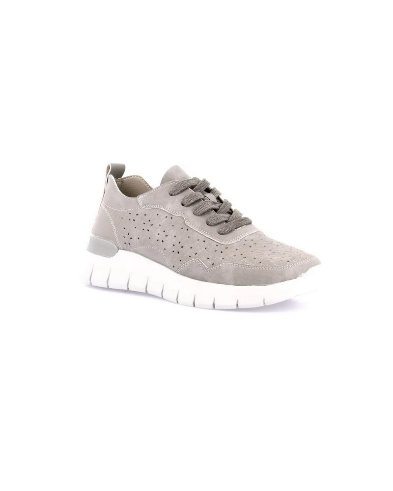 Grunland sneakers donna Sace in ecopelle taupe SC0195