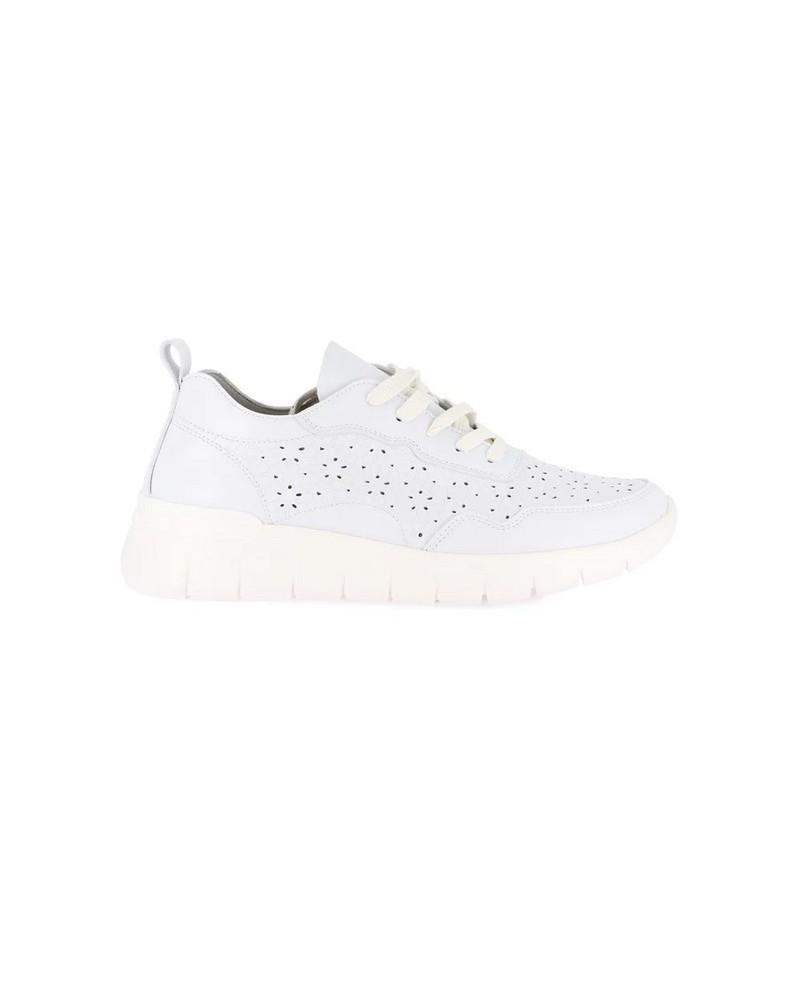 Grunland sneakers donna Sace in ecopelle bianco SC0196