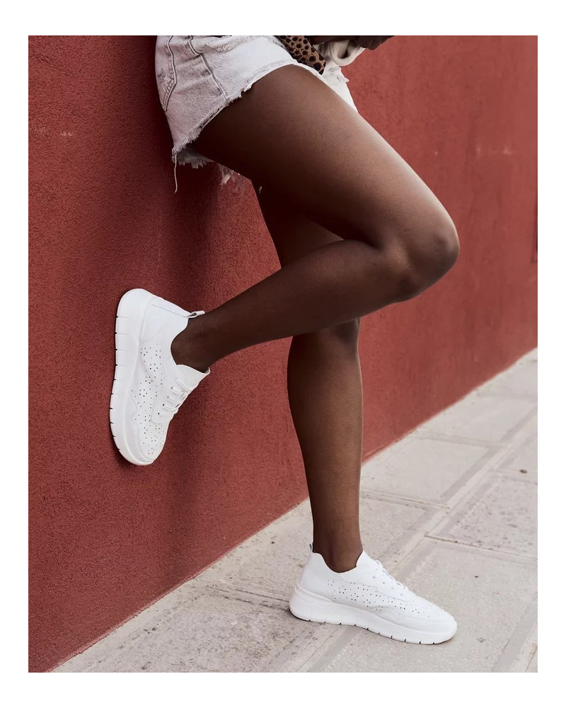 Grunland sneakers donna Sace in ecopelle bianco SC0196