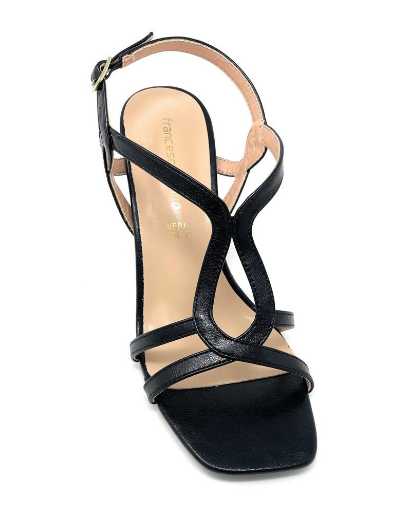 Francesco Milano sandali donna Borabora nero G19 03N