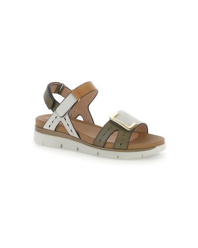 Stonefly sandali donna bicolore Elody 24 white green 220834