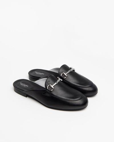 Nero Giardini sabot donna in pelle nero E218210D100