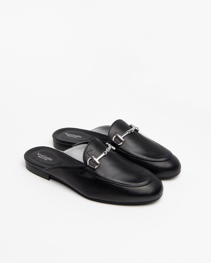 Nero Giardini sabot donna in pelle nero E218210D100