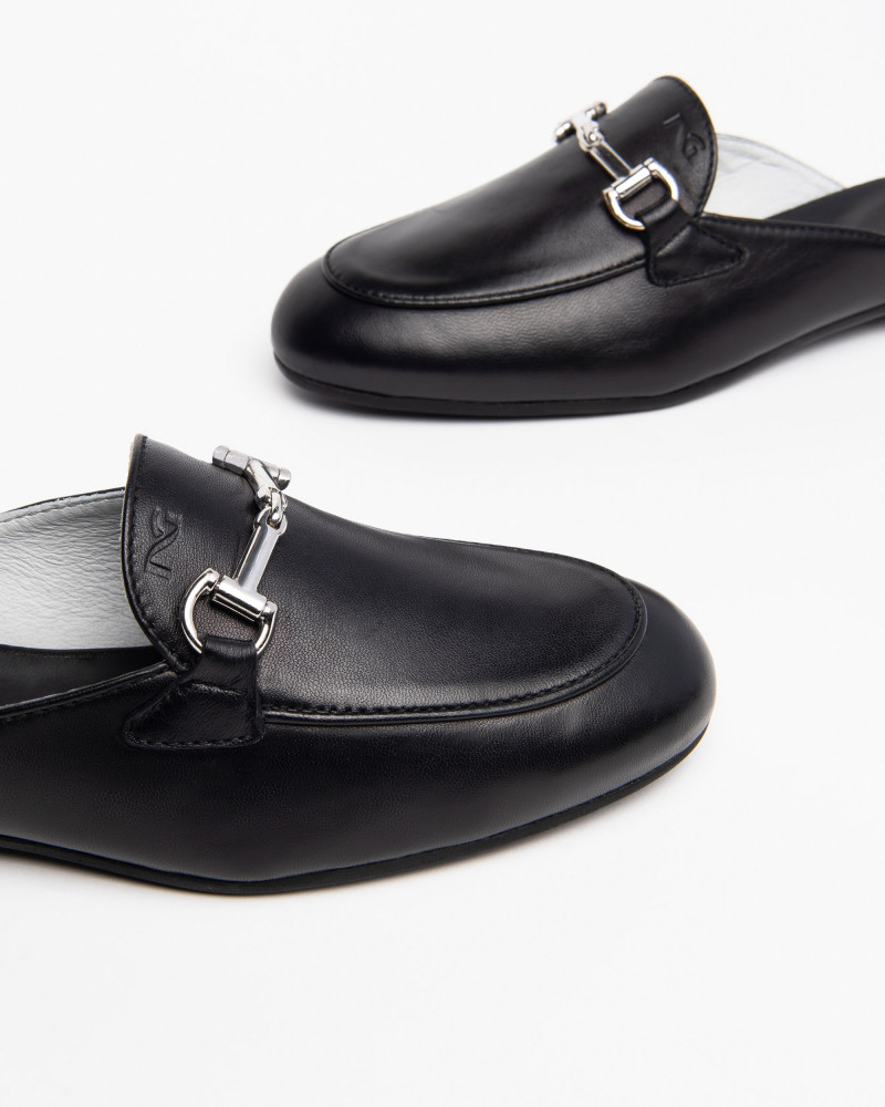 Nero Giardini sabot donna in pelle nero E218210D100