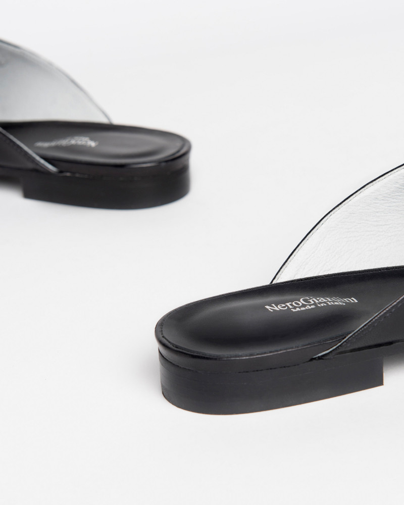 Nero Giardini sabot donna in pelle nero E218210D100