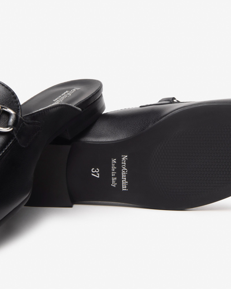 Nero Giardini sabot donna in pelle nero E218210D100