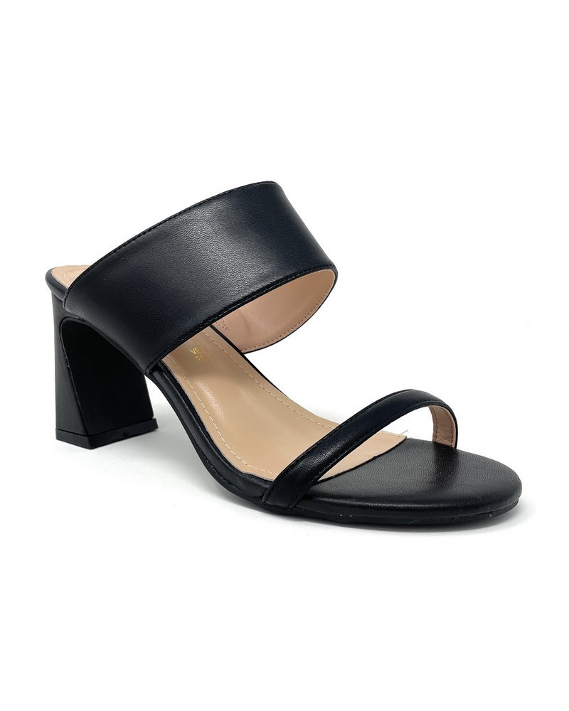 Francesco Milano sandali sabot in pelle nero G41 01N