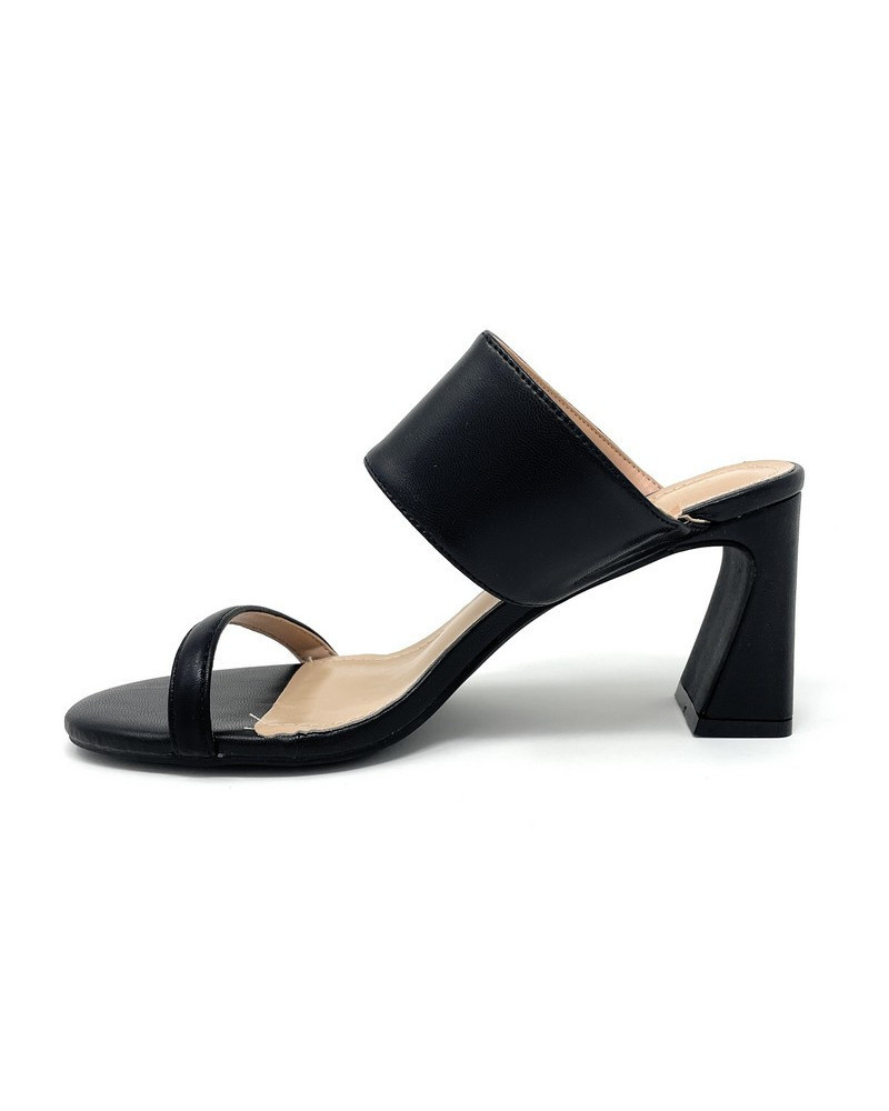 Francesco Milano sandali sabot in pelle nero G41 01N