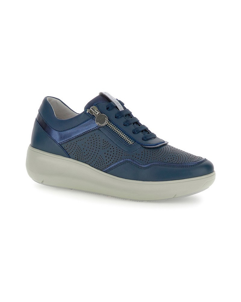 Stonefly sneakers donna Rock 30 nappa blu 222684