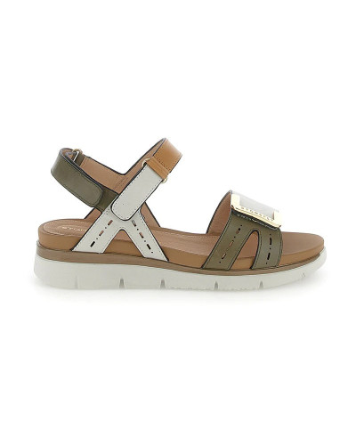 Stonefly sandali donna bicolore Elody 24 white green 220834