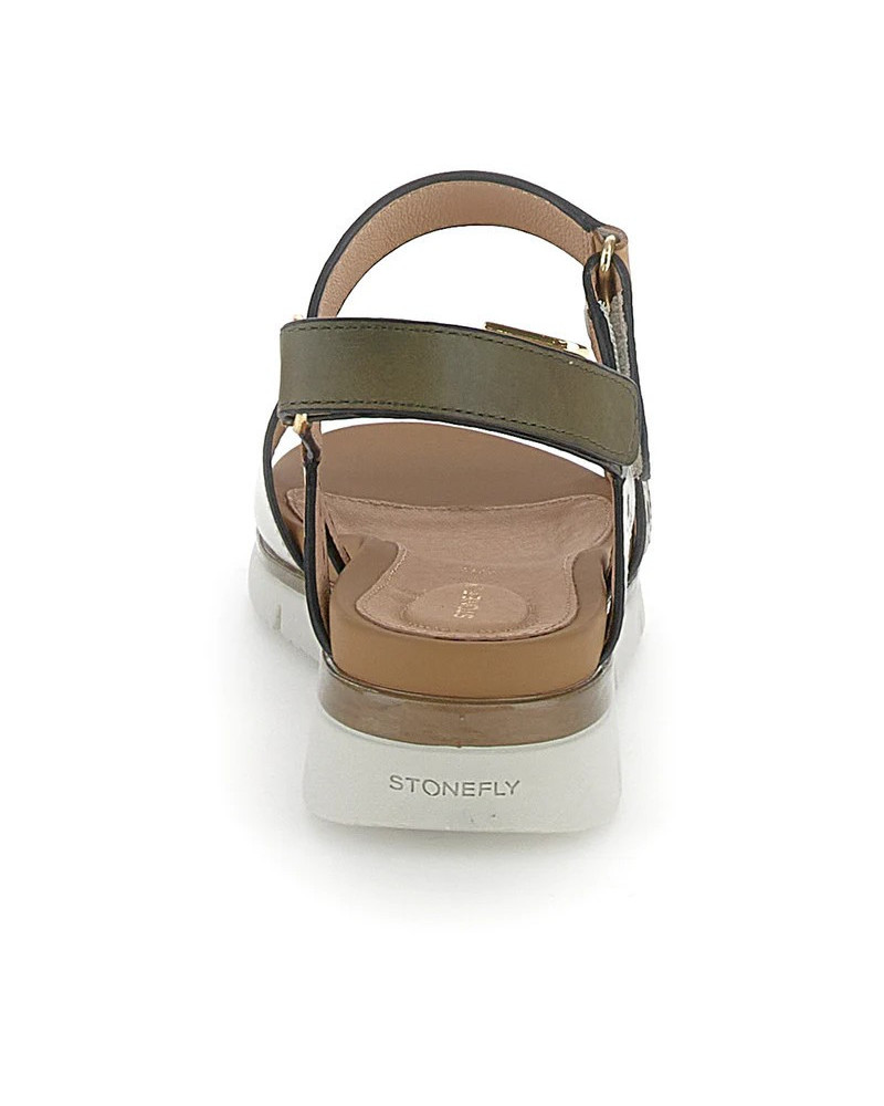 Stonefly sandali donna bicolore Elody 24 white green 220834