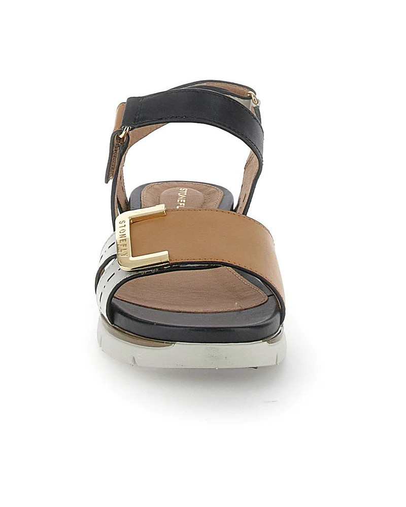 Stonefly sandali donna Elody 24 bicolore white brown 220834