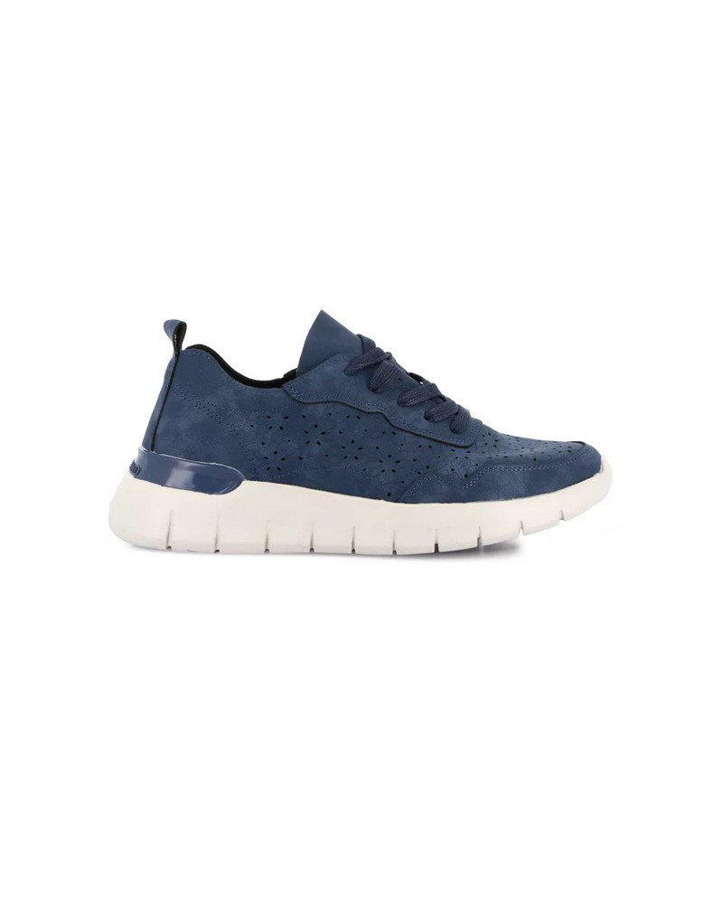 Grunland sneakers donna Sace in ecopelle blu SC0195