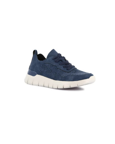 Grunland sneakers donna Sace in ecopelle blu SC0195