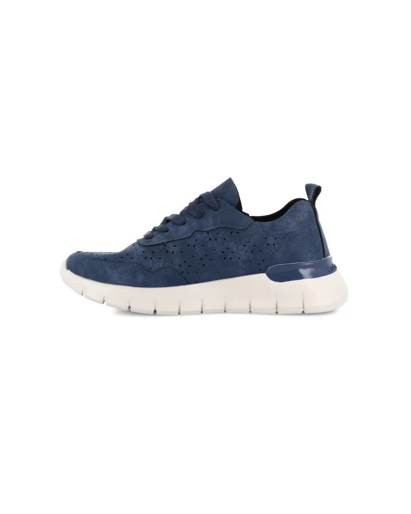 Grunland sneakers donna Sace in ecopelle blu SC0195