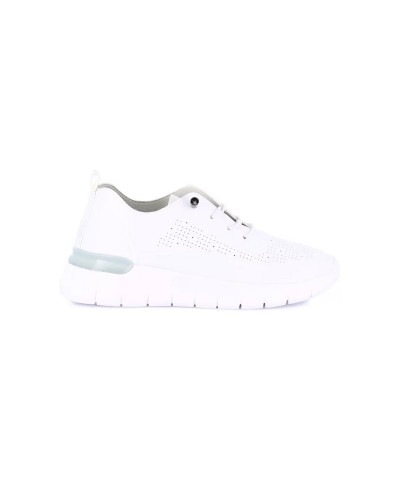 Grunland sneakers donna Sace in ecopelle bianco argento SC0193